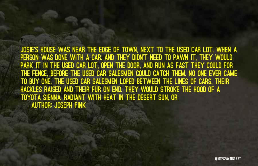 Car Park Quotes By Joseph Fink