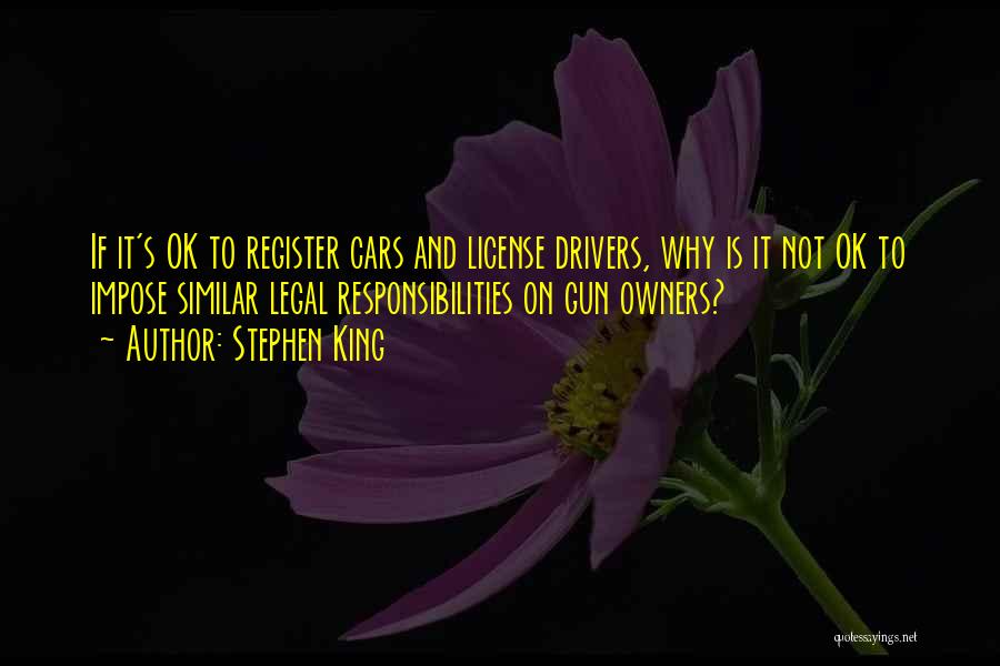Car Register Quotes By Stephen King