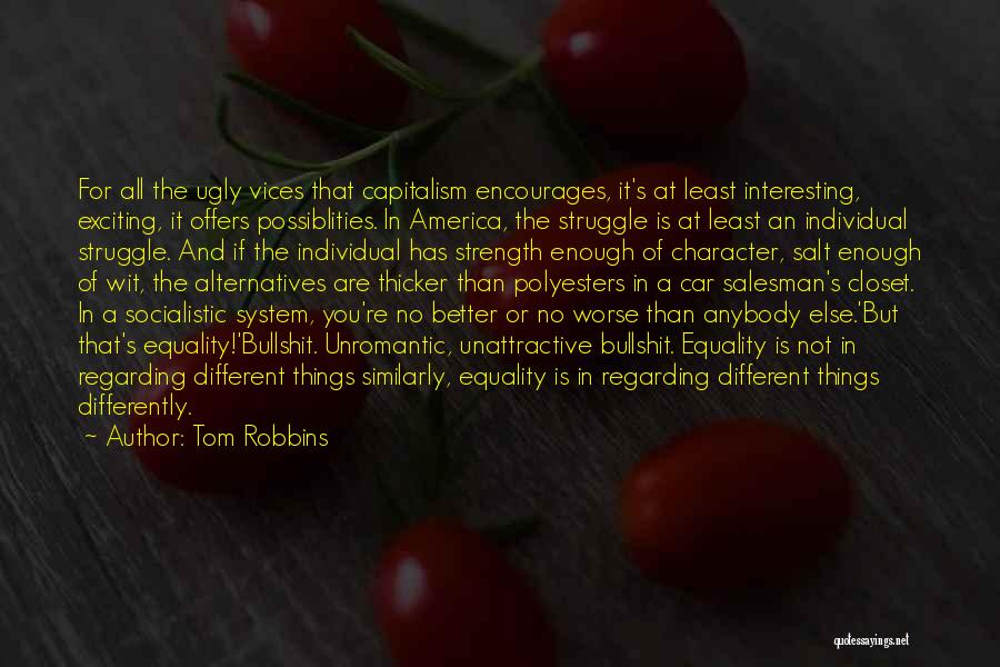 Car Salesman Quotes By Tom Robbins