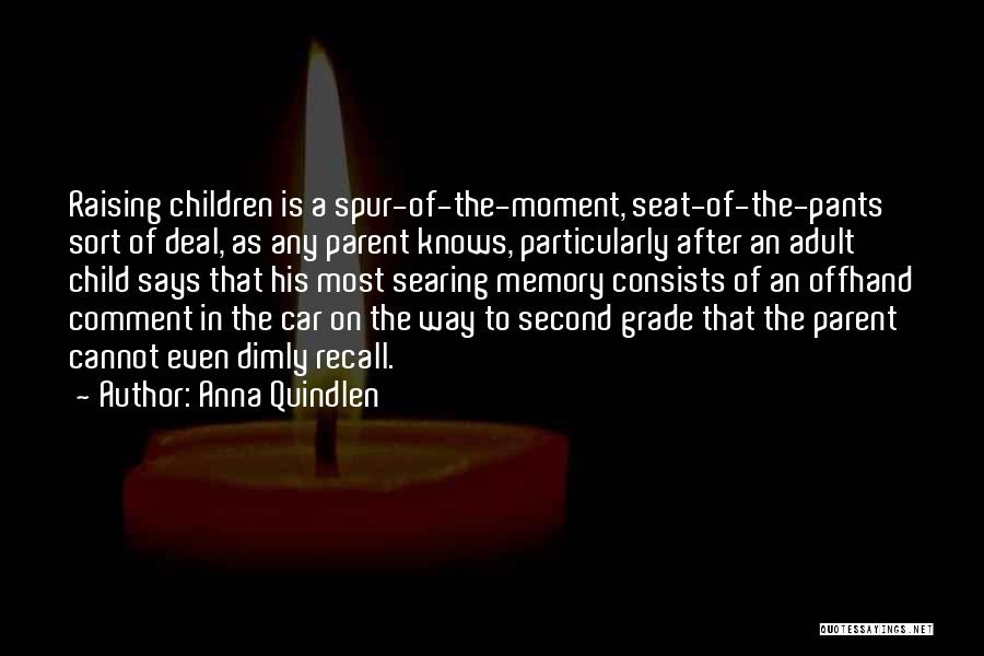 Car Seat Quotes By Anna Quindlen