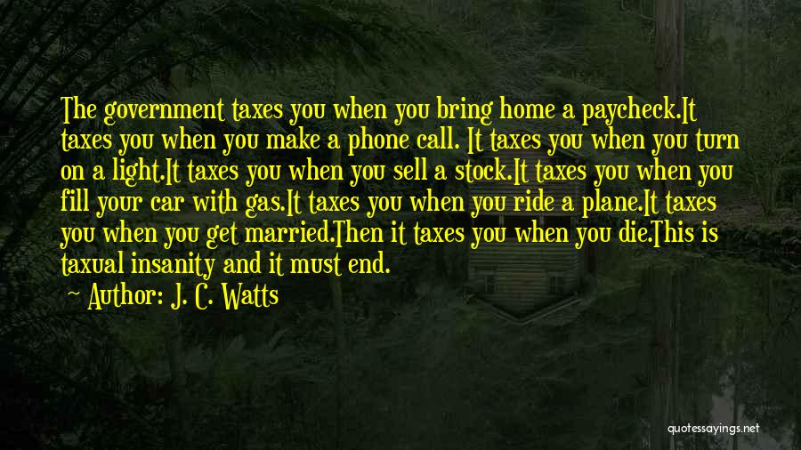 Car Sell Quotes By J. C. Watts