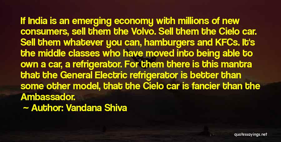 Car Sell Quotes By Vandana Shiva