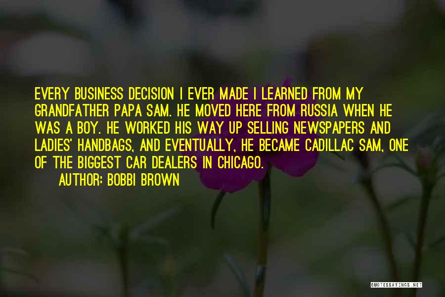 Car Selling Quotes By Bobbi Brown