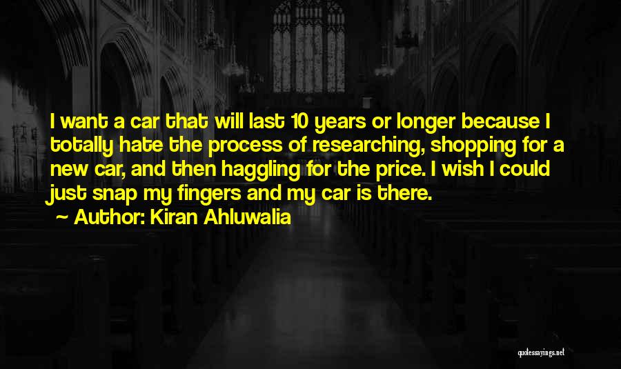 Car Shopping Quotes By Kiran Ahluwalia