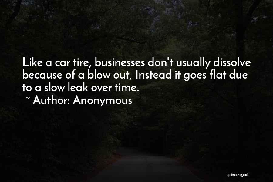 Car Tire Quotes By Anonymous