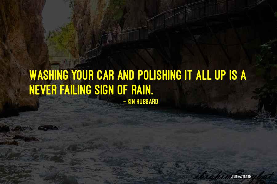 Car Washing Quotes By Kin Hubbard