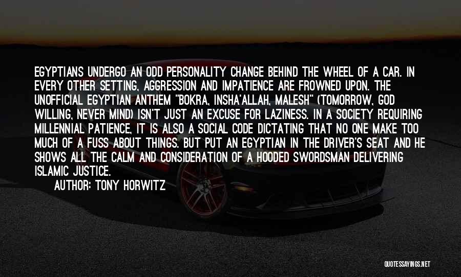 Car Wheel Quotes By Tony Horwitz