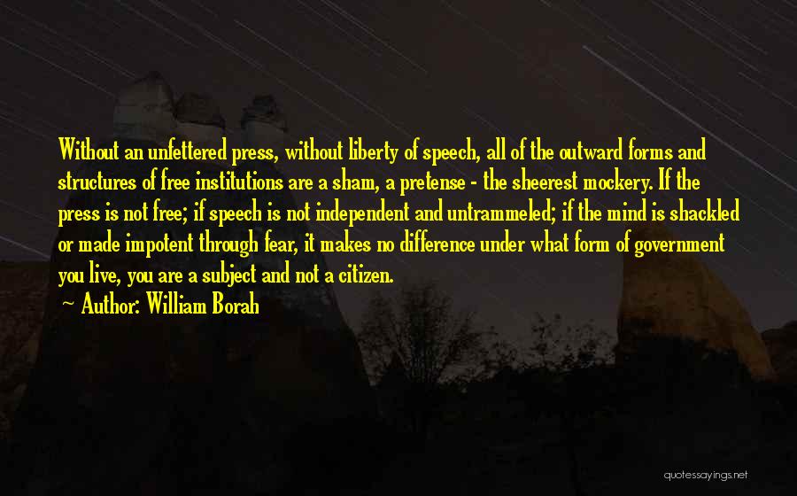 Caracappa Lawyer Quotes By William Borah