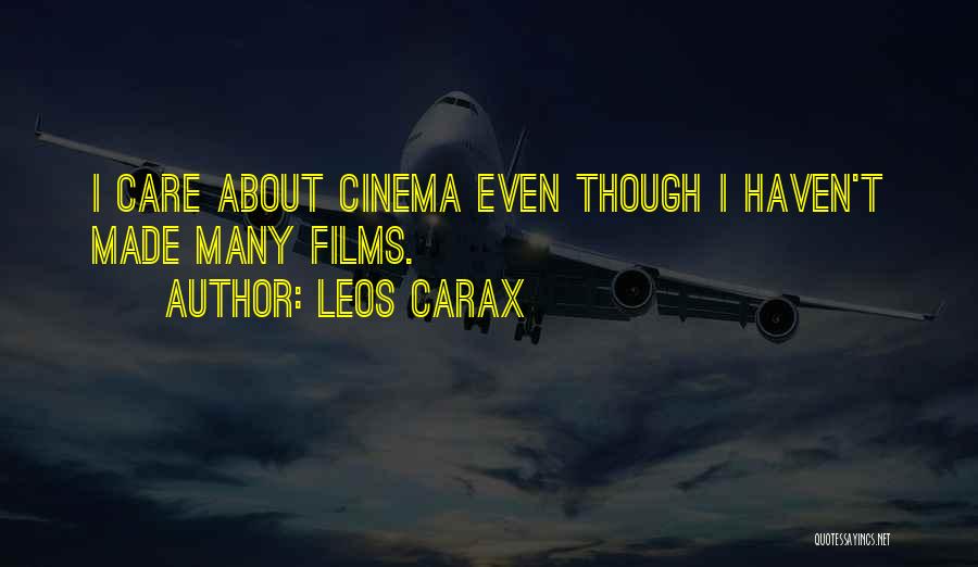 Carax Quotes By Leos Carax