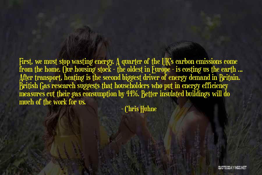 Carbon Emissions Quotes By Chris Huhne