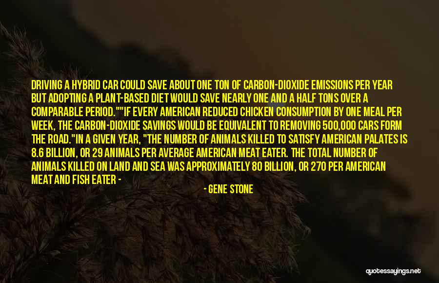 Carbon Emissions Quotes By Gene Stone