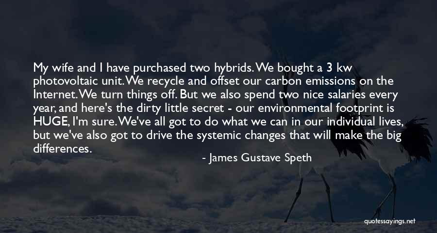 Carbon Emissions Quotes By James Gustave Speth