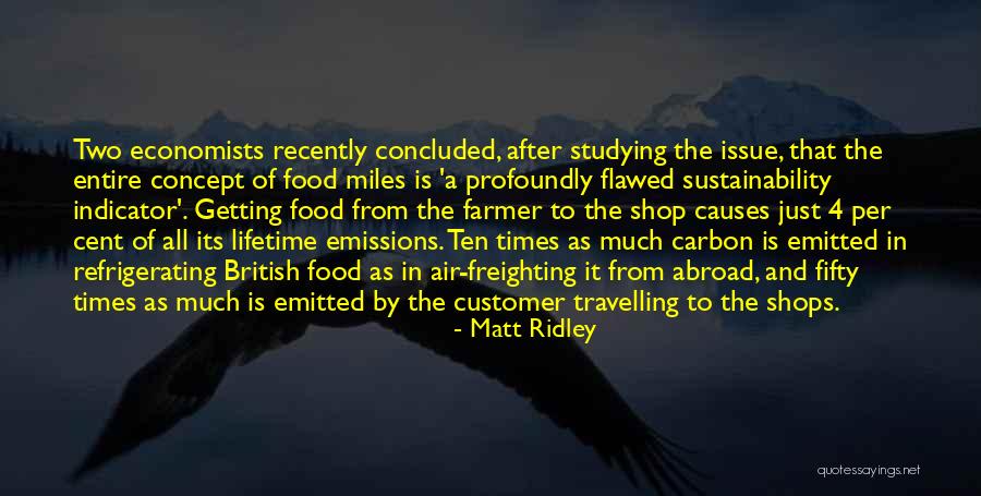 Carbon Emissions Quotes By Matt Ridley