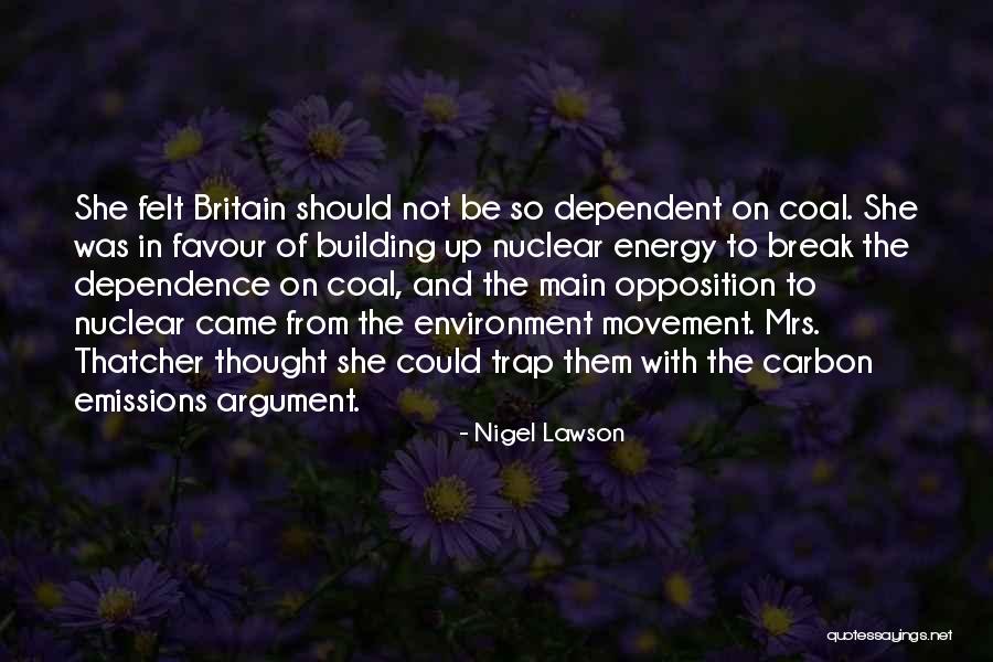 Carbon Emissions Quotes By Nigel Lawson