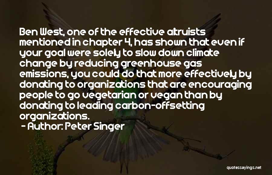 Carbon Emissions Quotes By Peter Singer