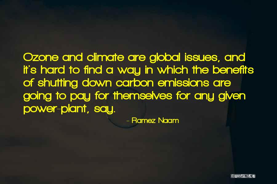 Carbon Emissions Quotes By Ramez Naam