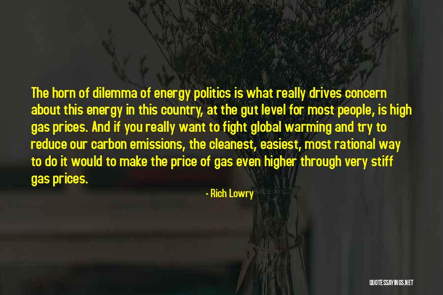 Carbon Emissions Quotes By Rich Lowry