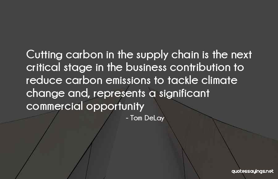 Carbon Emissions Quotes By Tom DeLay