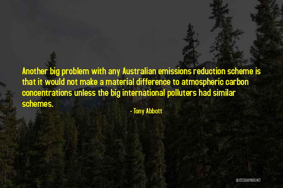 Carbon Emissions Quotes By Tony Abbott