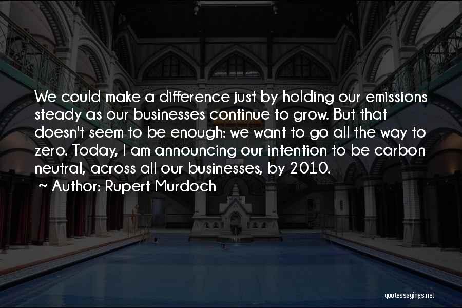 Carbon Neutral Quotes By Rupert Murdoch