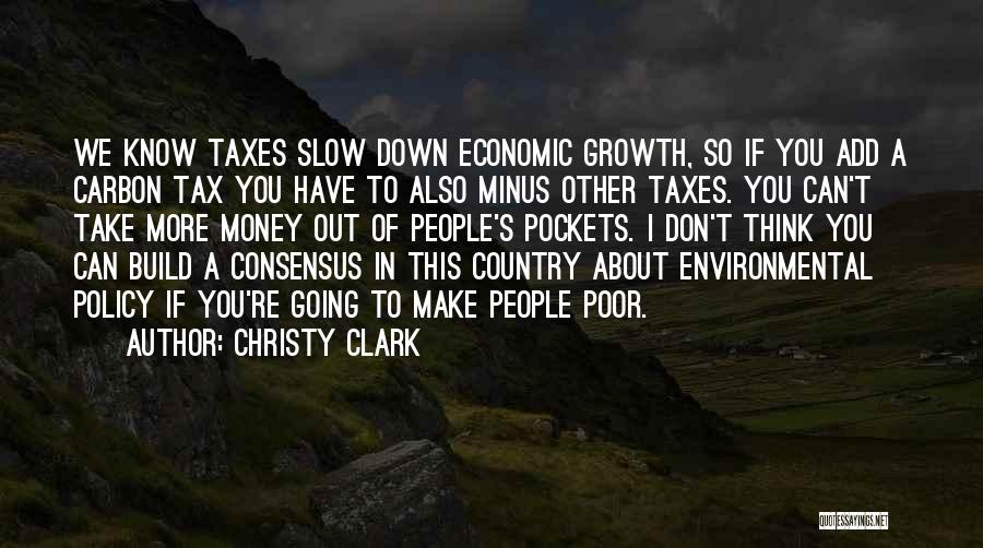 Carbon Tax Quotes By Christy Clark