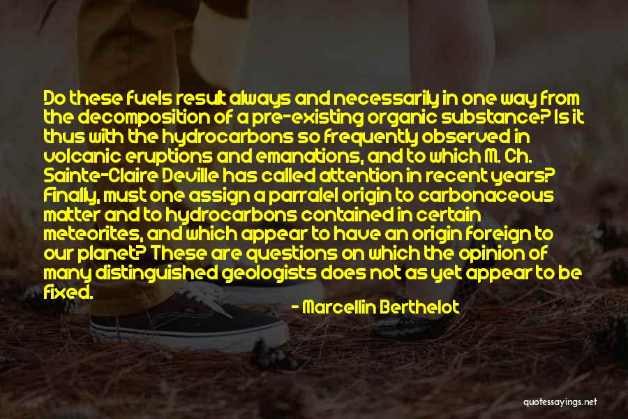 Carbonaceous Meteorites Quotes By Marcellin Berthelot Carbonaceous Meteorites Quotes By Marcellin Berthelot