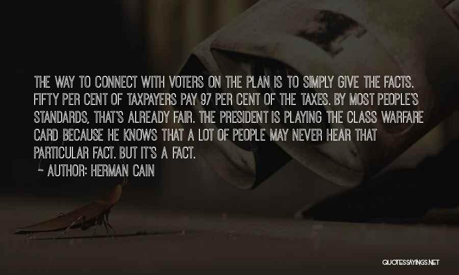 Card Playing Quotes By Herman Cain