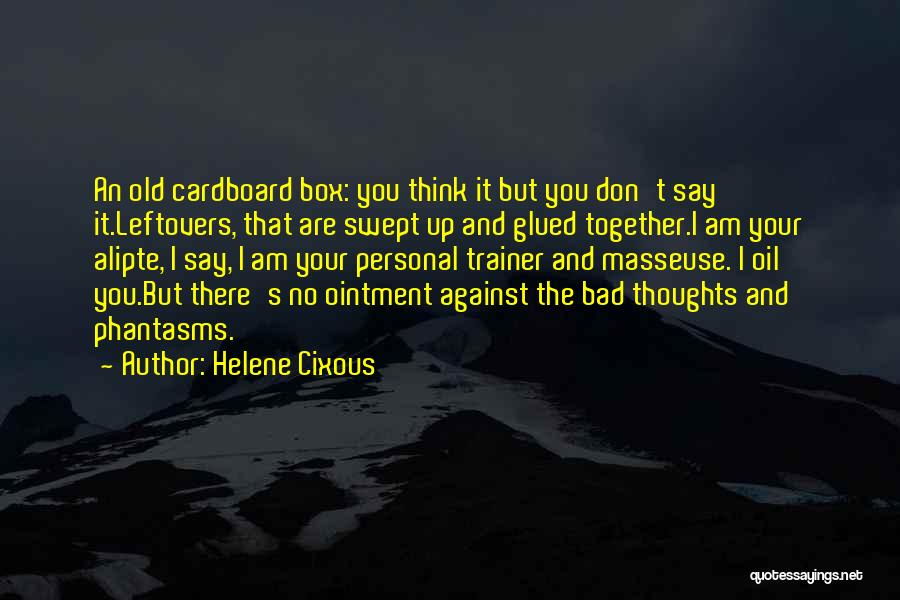 Cardboard Box Quotes By Helene Cixous