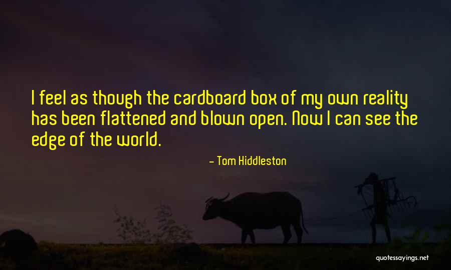 Cardboard Box Quotes By Tom Hiddleston