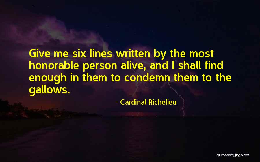 Cardinal Richelieu Quotes 1770077