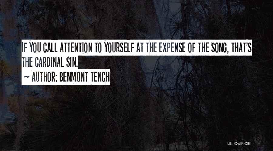 Cardinal Sin Quotes By Benmont Tench