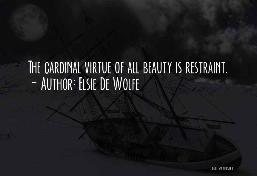 Cardinals Quotes By Elsie De Wolfe