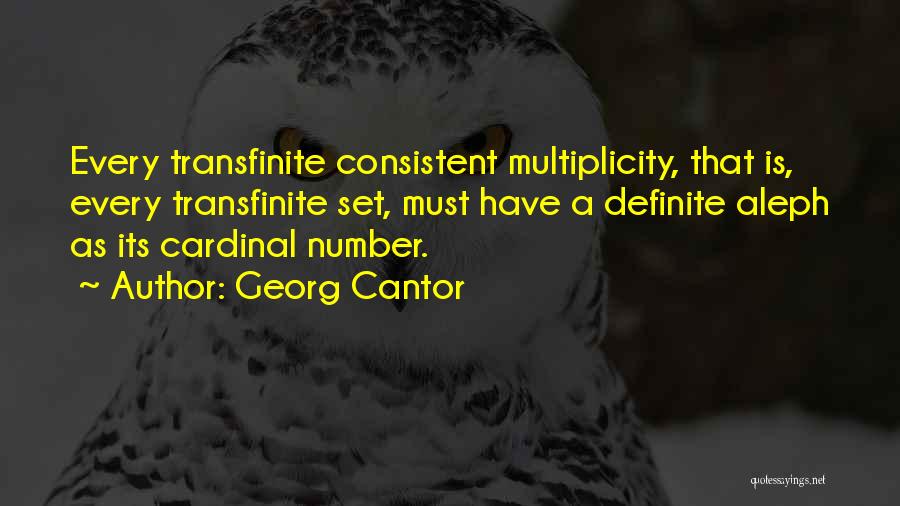 Cardinals Quotes By Georg Cantor