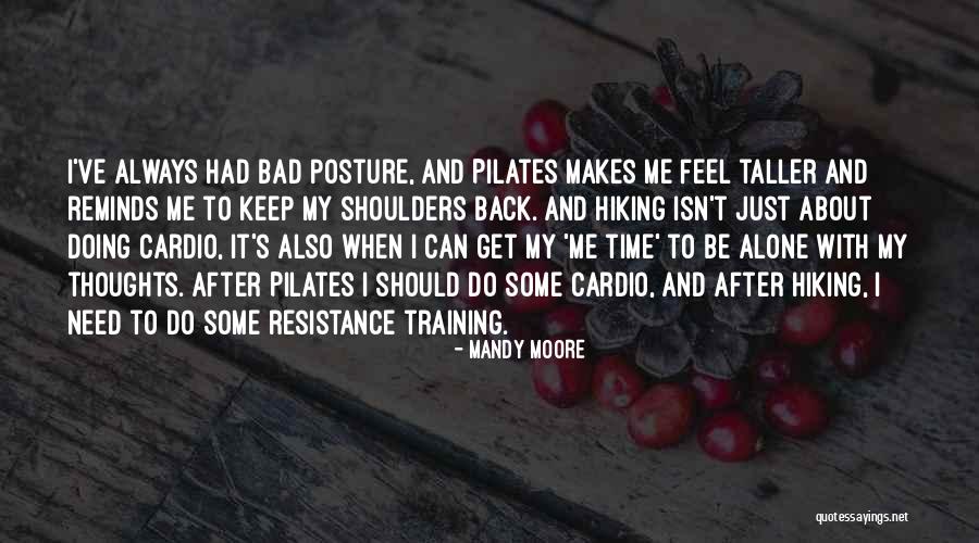 Cardio Time Quotes By Mandy Moore