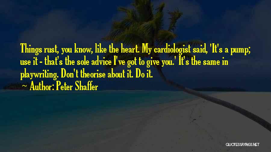 Cardiologist Quotes By Peter Shaffer