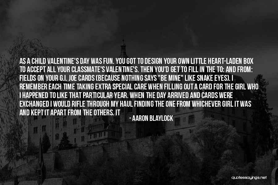 Cards And Love Quotes By Aaron Blaylock