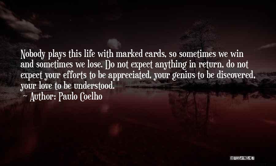 Cards And Love Quotes By Paulo Coelho