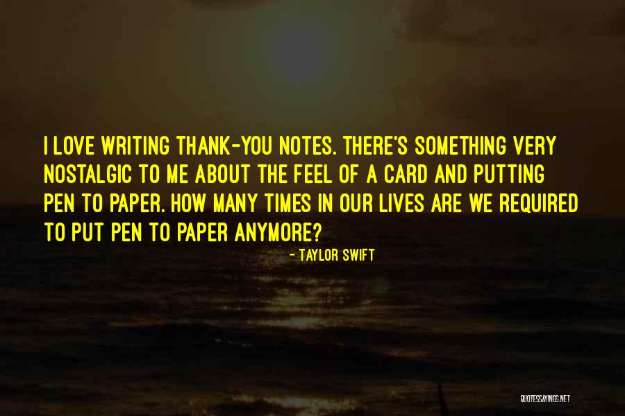 Cards And Love Quotes By Taylor Swift