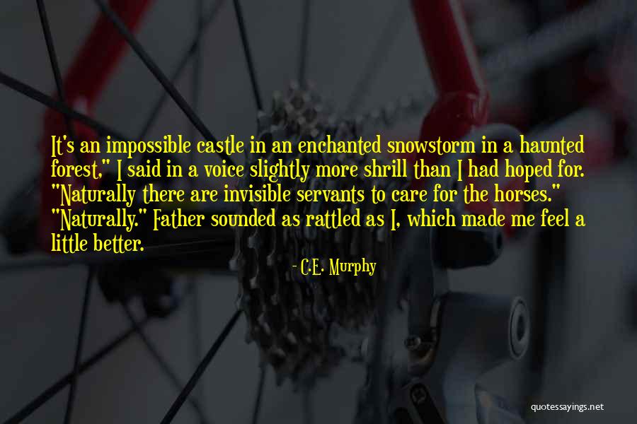 Care A Little More Quotes By C.E. Murphy Care A Little More Quotes By C.E. Murphy