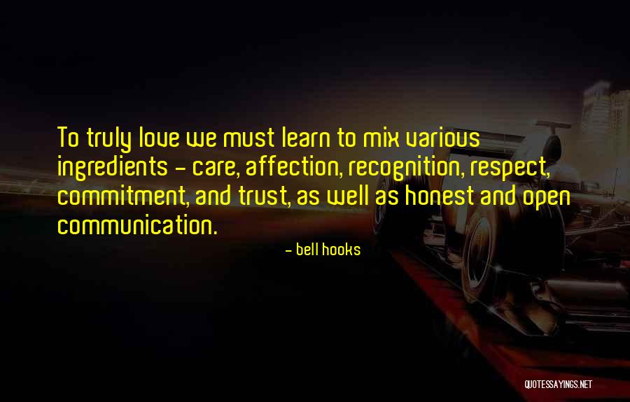 Care And Trust Quotes By Bell Hooks