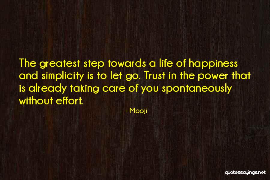 Care And Trust Quotes By Mooji