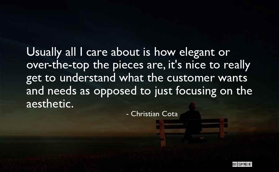 Care For Customer Quotes By Christian Cota