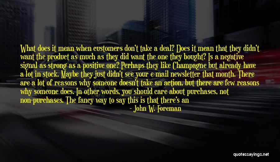 Care For Customer Quotes By John W. Foreman Care For Customer Quotes By John W. Foreman