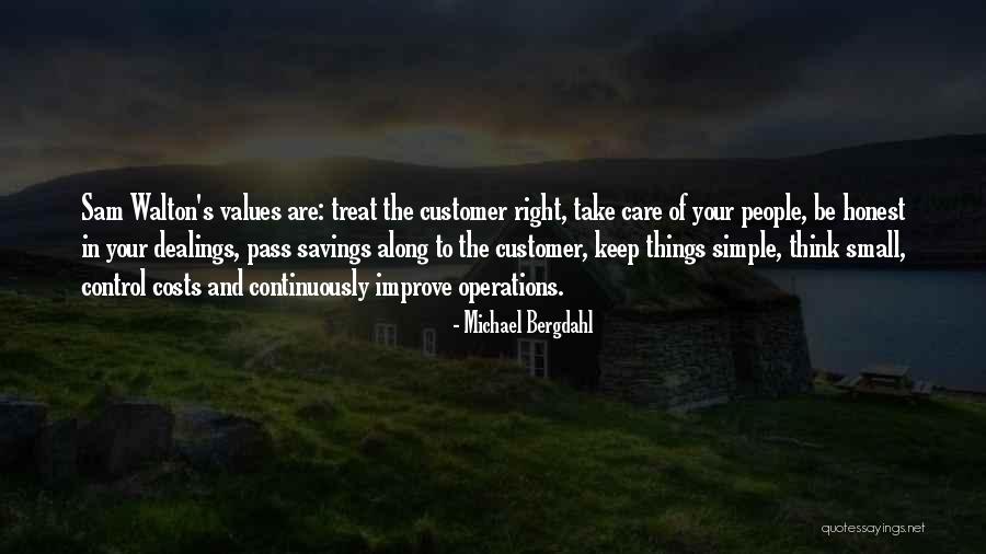 Care For Customer Quotes By Michael Bergdahl