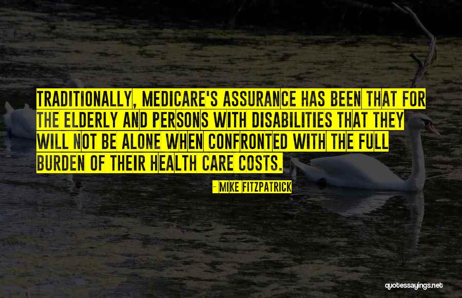Care For Elderly Quotes By Mike Fitzpatrick