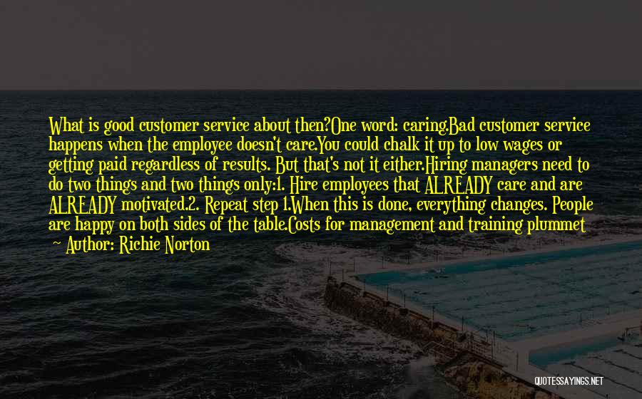 Care For Employees Quotes By Richie Norton