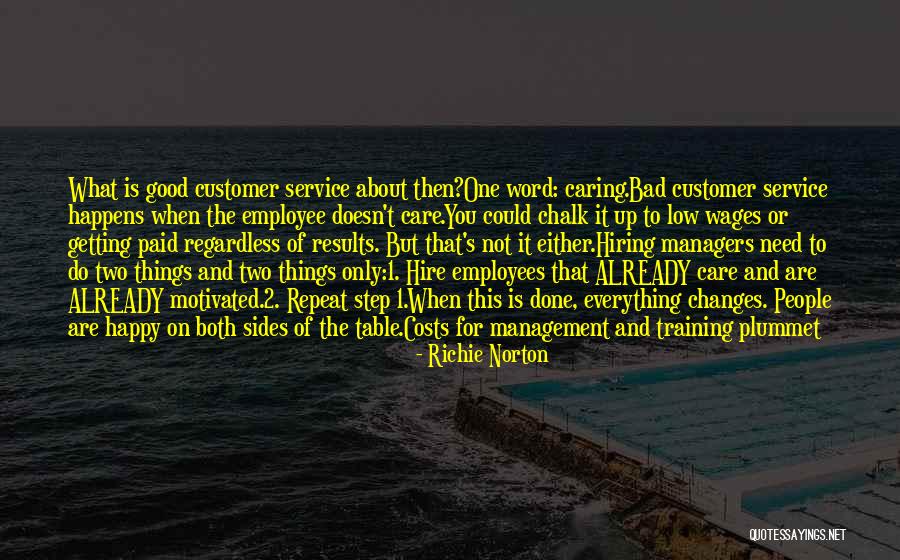 Care For Employees Quotes By Richie Norton