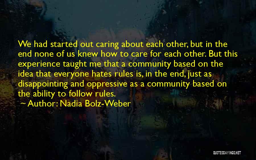 Care For Everyone Quotes By Nadia Bolz-Weber