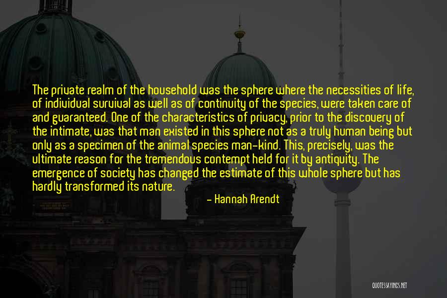 Care For Nature Quotes By Hannah Arendt