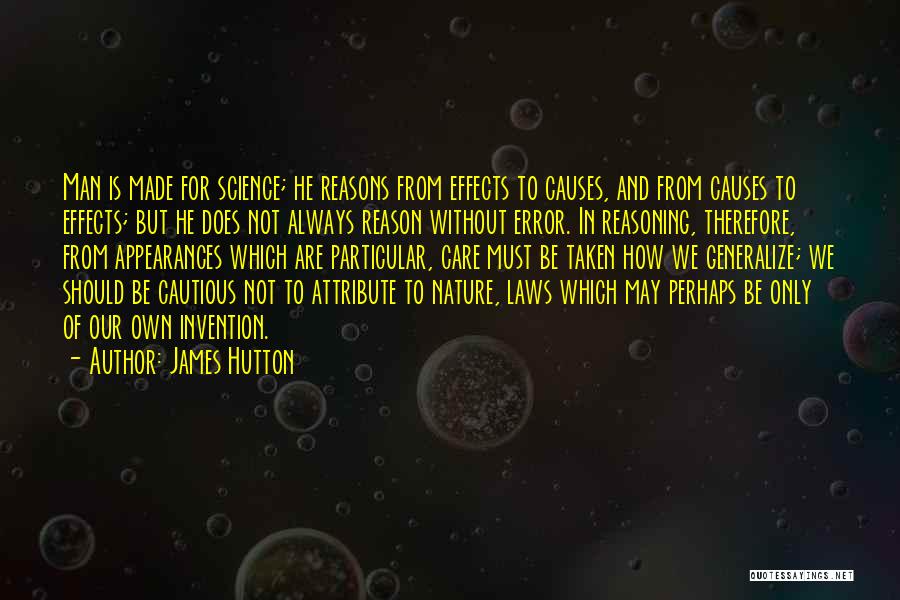 Care For Nature Quotes By James Hutton
